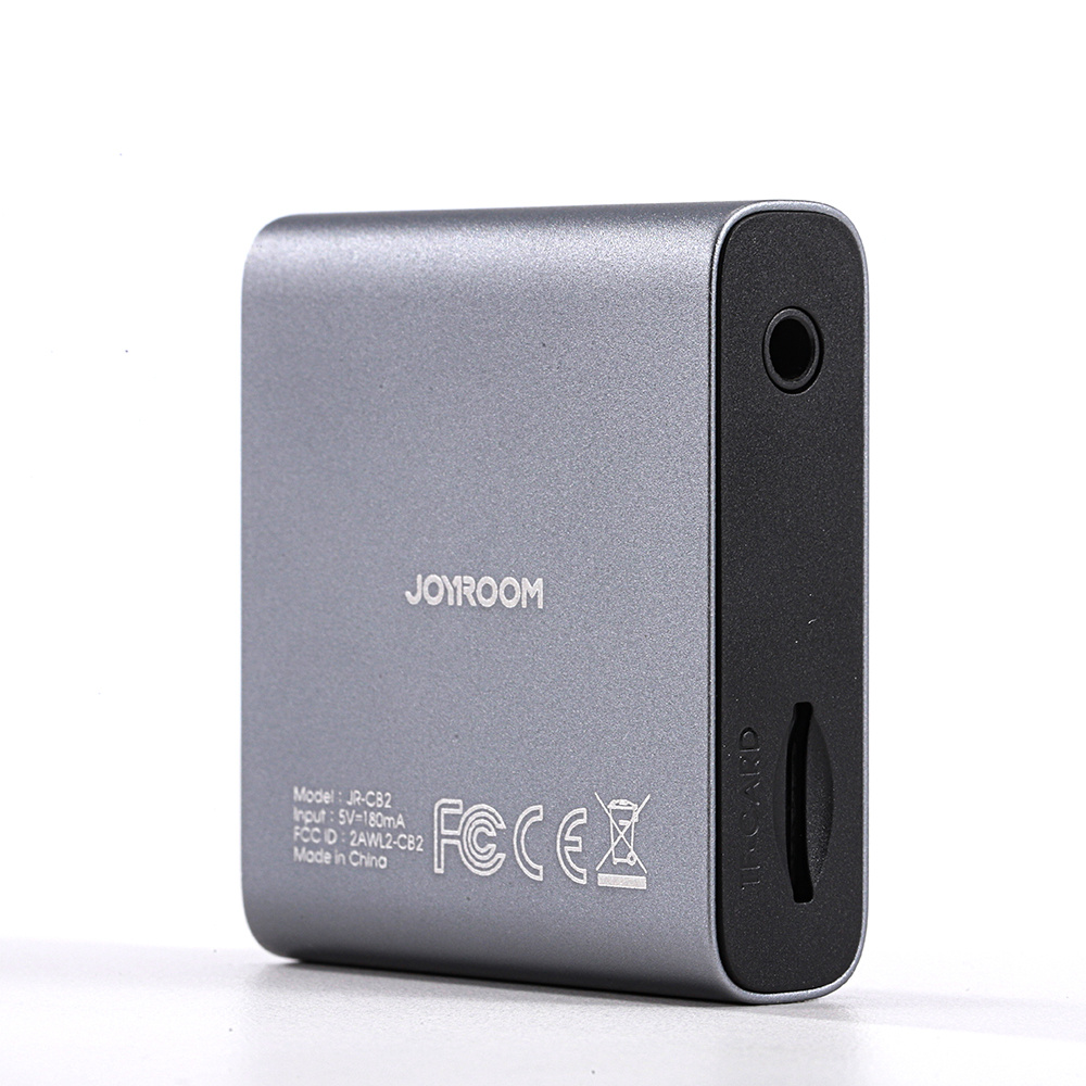 Transmetteur/récepteur Bluetooth 5.3 AUX Joyroom JR-CB1 - Gris 